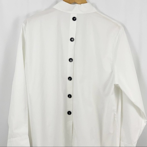 IC by Connie White Button Down Blouse XXL - Picture 6 of 6